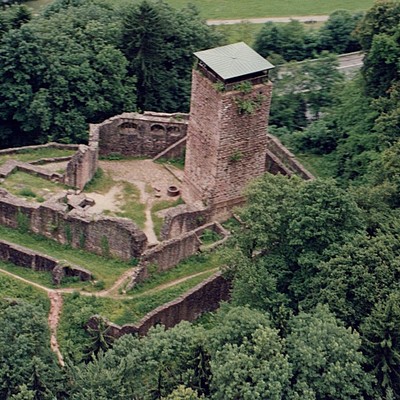 Hinterburg (Neckarsteinach), Ruine